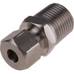 1/2 BSPT Compression Fitting for Use with Thermocouple or PRT Probe, 8mm Probe ...