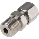 1/4 BSP Compression Fitting for Use with Thermocouple or PRT Probe, 4.5mm Probe ...