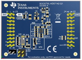 BOOSTXL-ADS7142-Q1, Data Conversion IC Development Tools ADS7142-Q1 12-bit 140kSPS 2-channel nanopower SAR ADC BoosterPack? plug-in module
