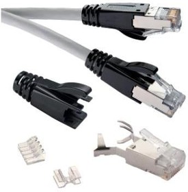 940-SP-3088R-A286, Modular Connectors / Ethernet Connectors Modular Plug Standard 8P 8C Unshielded .032-.038 Conductors