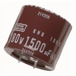 EKMQ201VSN102MR30S, Aluminum Electrolytic Capacitors - Snap In 1000uF 200 Volt