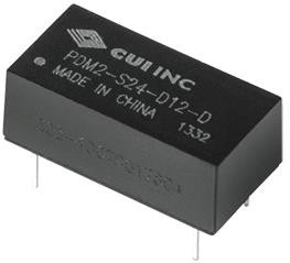 PDM2-S12-S12-D, Isolated DC/DC Converters - Through Hole dc-dc isolated, 2 W, 10.8-13.2 Vdc input, 12 Vdc, 167 mA, single unregulated output