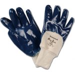 Перчатки с нитриловым покрытием Блюсейф Bluesafe, с манжетой, T101-10