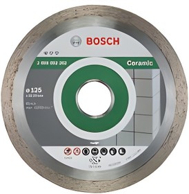 Фото 1/2 Алмазный диск по керамике Bosch Standard for Ceramic (2608602202) d=125мм d(посад.)=22.23мм (угловые шлифмашины)
