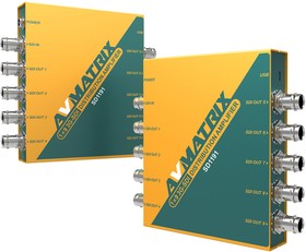 Усилитель-распределитель AVMATRIX SD1191 3G-SDI 1×9 с восстановлением тактовой частоты