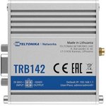 TRB142003000, Gateways 4G CAT1 Gateway, RS232 port, 1x SIM, Micro USB. Regions: Europe, the Middle East, Africa, Korea, Thailand, India, Mal