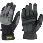 95850448010, Power Core Black Polyamide General Purpose Work Gloves, Size 10, Large
