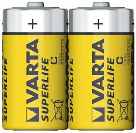 Батарейка Varta Superlife (C, 2 шт.) (2014101302)