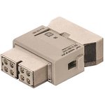 09140083121, Heavy Duty Power Connector Module, 10A, Female, Han-Modular Series, 4 Contacts