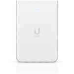 Точка доступа Ubiquiti UniFi U6-IW, устройство/ крепления/адаптер, белый