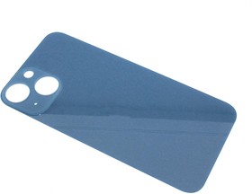 Фото 1/2 Задняя крышка (стекло) для Apple iPhone 13 Mini голубая