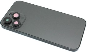 Фото 1/2 Задняя крышка (корпус) в сборе с рамкой для Apple iPhone 14 Pro Max черная