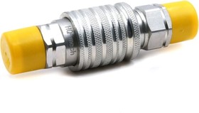 Фото 1/5 Быстроразъемное гидравлическое соединение ISO 7241-A конический клапан, БРС M+F, сталь, вн. резьба M16x1.5, желтый УТ000002803