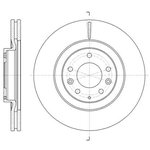 6163810, Диск тормозной MAZDA CX-9/CX-7 3.5/3.7/2.2D/2.3D 07