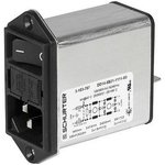 3-104-205, DD14 Power Inlet with Line Filter 6A