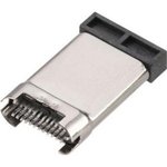 632712000112, 0.8mm PCB Thickness, WR-COM, USB-C 3.1 Plug, Right Angle, 24 Poles