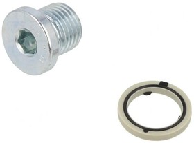 Фото 1/2 B-1/4, Blanking Plug, 15 x 13.2mm, Steel