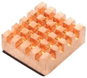 Фото 1/6 FIT0367, Heatsink, Self-Adhesive, Pure Copper, for LattePanda and Raspberry Pi Board