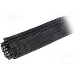 GRP1302IN BLACK 25 FT, Оплетка полиэфирная, dрукава: 50,8мм, полиэфир, Дл: 7,62м, ченый