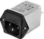 Фото 1/5 FN261-2-06, Power Entry Module Filtered M 3 POS 250VAC 2A Fuse ST 1 Port