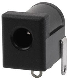 Фото 1/2 PJ-035C, DC Power Connectors 1.0 x 3.8 mm, 2.0 A, Horizontal, Through Hole, Dc Power Jack Connector