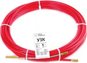 Протяжка для кабеля УЗК, мини, d=6 мм, L=110 м, в бухте, красный СП-Б-6/110