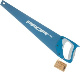 Пила по дереву PROFI, синее тефлоновое покрытие, 11-12 TPI, 500 мм, 42-3-850