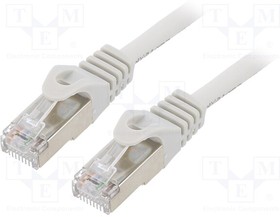 PP6-2M/B, Patch cord; F/UTP; 6; stranded; CCA; PVC; blue; 2m; RJ45 plug; 26AWG