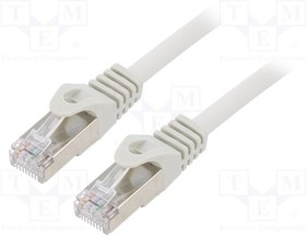 PP6-1M/RO, Patch cord; F/UTP; 6; stranded; CCA; PVC; pink; 1m; RJ45 plug; 26AWG