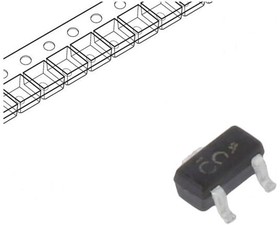 Фото 1/2 SI1012R-T1-GE3, 20V 500mA 150mW 700m@4.5V,600mA 900mV@250uA 1PCSNChannel SC-75A MOSFETs ROHS