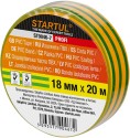 ST90467, Изолента ПВХ 18ммх20м желто-зеленая STARTUL PROFI (ST9046-7)