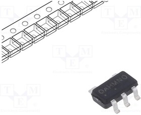 Фото 1/2 NCP115ASN280T2G, IC: voltage regulator; LDO,linear,fixed; 2.8V; 0.3A; TSOP5; SMD