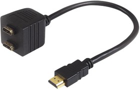 PSG03964, Переходник разъема, HDMI, 1 вывод(-ов), Штекер, HDMI, 2 вывод(-ов), Гнездо
