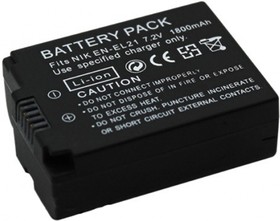 Аккумуляторная батарея (аккумулятор) EN-EL21 для фотоаппарата Nikon 1 V2 7.2V 1800mAh Li-ion