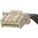 15135-0602, Rectangular Cable Assemblies Clickmate 6CKT CBL ASSY SR 150MM BEIGE