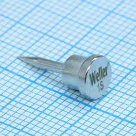 LT 1S soldering tip 0,2mm, (54443699), Жало для паяльника WP80/WSP80/FE75, тонкий круг D=0,2мм, L=15мм