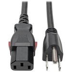 P006-L01, AC Power Cords 1FT 5-15P TO LOCKING C13 PWRCD