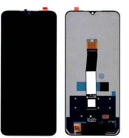 Дисплей (модуль) для Xiaomi Redmi 12C сборе с тачскрином черный