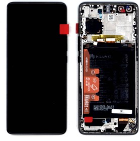 Дисплей для Huawei Nova 10 Pro в сборе с тачскрином, панелью и аккумулятором (02354YMX) черный