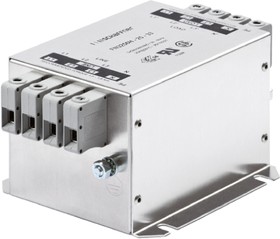 Фото 1/3 FN3256H-8-29, FN3256 8A 520/300 V ac 60Hz, Chassis Mount EMI Filter, Terminal Block 3 Phase