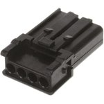 MX44004SF1, MX44 Female Connector Housing, 3.5mm Pitch, 4 Way, 1 Row