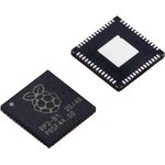RP2040, 32bit ARM Cortex M0+ Microcontroller, ARM, 133MHz, 16 MB Flash, 56-Pin QFN