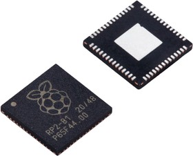 Фото 1/2 RP2040, 32bit ARM Cortex M0+ Microcontroller, ARM, 133MHz, 16 MB Flash, 56-Pin QFN