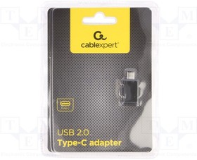 CC-USB2-CMAF-A, Кабель; USB 2.0; гнездо USB A,вилка USB C; 0,48Гбит/с; черный