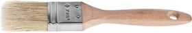 01005-038, ЗУБР УНИВЕРСАЛ, 38 мм, 1.5, светлая натуральная щетина, деревянная ручка, все виды ЛКМ, плоская кисть (01005-038)