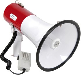 Фото 1/4 MG-220D, MEGAPHONE 30W SIREN RED/WHITE; Available until stocks are exhausted