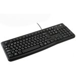 920-002522 Logitech Клавиатура K120 Black USB оригинальная заводская гравировка ...
