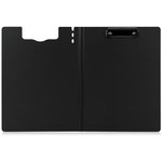 Папка-планшет A4РР с крышкой крышкой темно-серый 64513