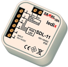 Zamel Контроллер DALI для RGB светильников, в монт.коробку