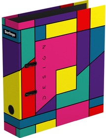 Папка-регистратор Color Block, 80 мм, ламинированная, с рисунком AMl80S03